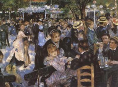 Pierre-Auguste Renoir bal au Moulin de la Galette (mk09) Norge oil painting art